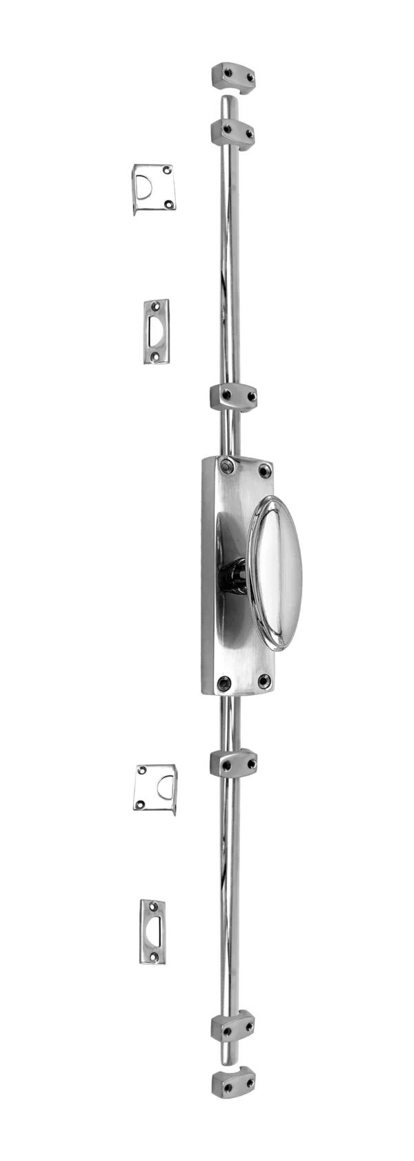 Oval Knob Espagnolette/Cremone Lock Bolt for up to 8.5 Feet High Doors & Windows - Image 2