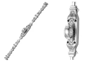 Floral Espagnolette/Crémone Lock Bolt for up to 9' tall Doors/Windows