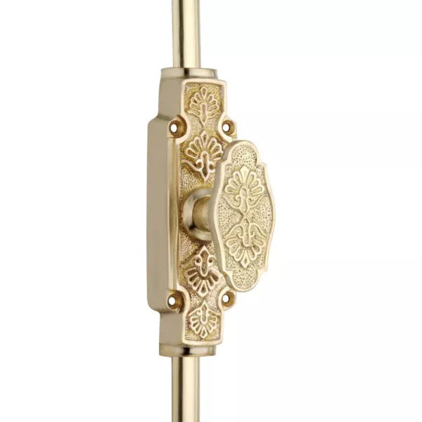 Ornate Espagnolette/Cremone Lock Bolt for up to 9' high Doors/Windows