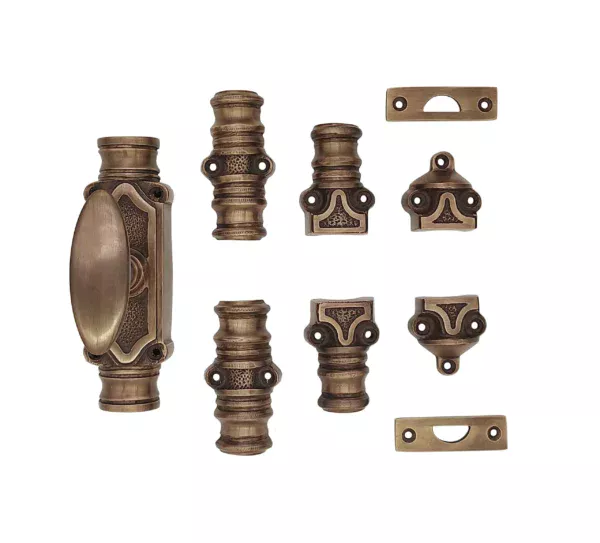 Limited Edition - Antique Brass Stephaney Espagnolette Bolt - Image 4