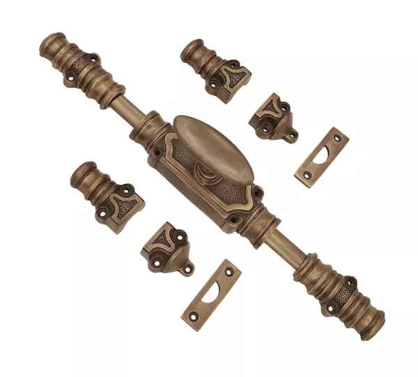 Limited Edition - Antique Brass Stephaney Espagnolette Bolt - Image 5
