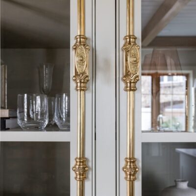 polished brass espagnolette bolts
