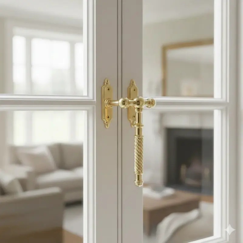 Beaded Espagnolette Bolt